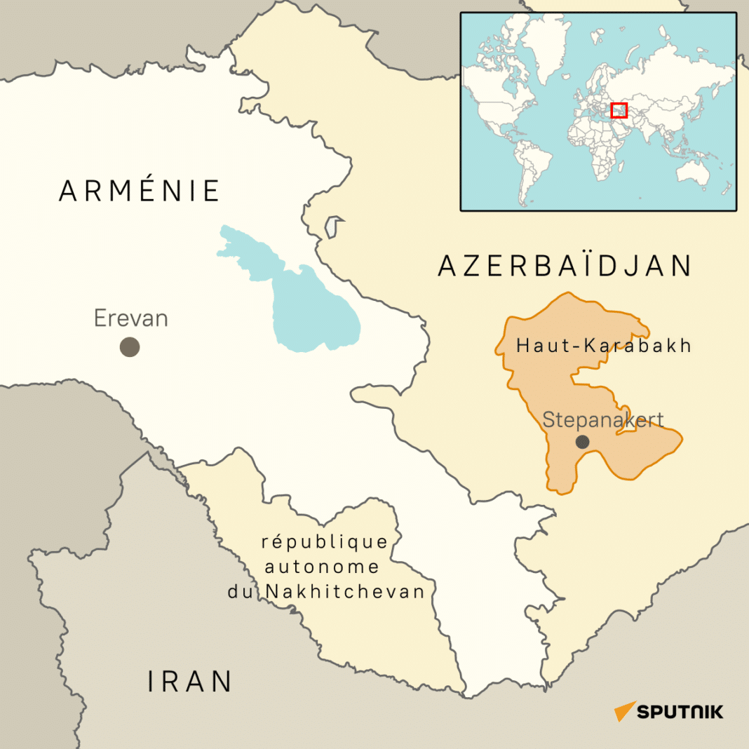Nagorno Karabakh, map, infographic - Sputnik Africa