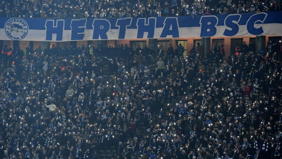 The followers of Hertha Berlin, another club in the 777 Partners galaxy, raise their voices after the takeover of Everton

