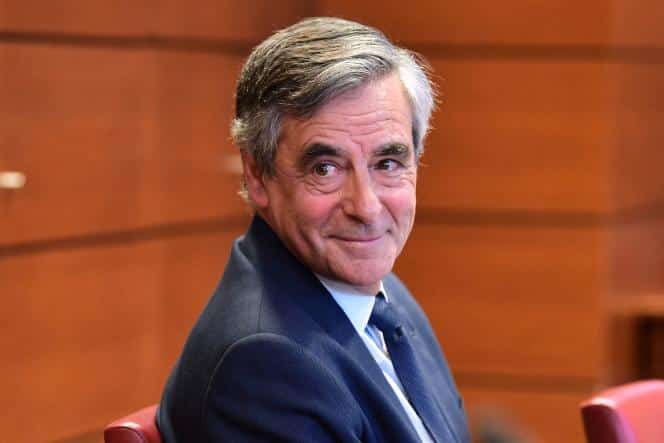 François Fillon, during his hearing before a parliamentary commission of inquiry, in Paris, on May 2, 2023.